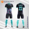 Mẫu quần áo bóng đá Câu lạc bộ bóng đá Paris màu xanh tím than tự thiết kế V3004