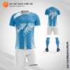 Mẫu quần áo bóng đá Đội tuyển Bóng đá Quốc gia Argentina màu xanh da trời tự thiết kế V2975