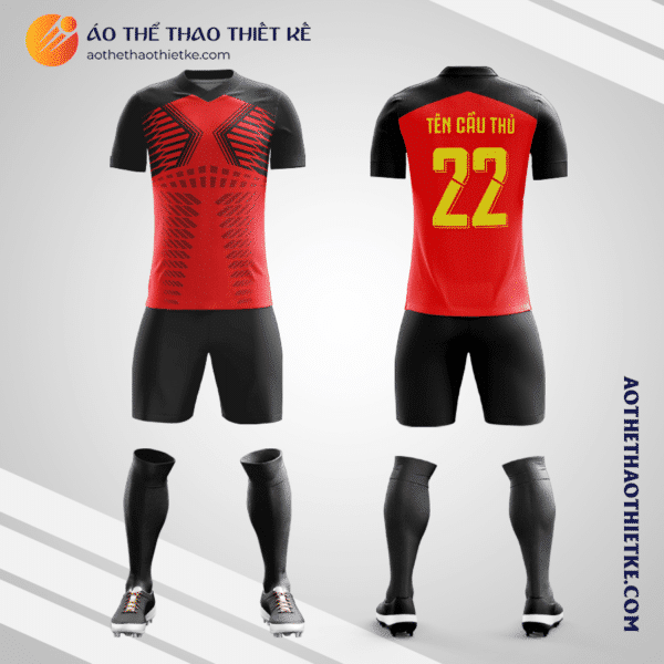 Mẫu quần áo bóng đá Đội tuyển Bóng đá Quốc gia Bỉ màu đỏ tự thiết kế V2908