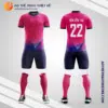 Mẫu quần áo bóng đá Sân bóng 230 quận Gò Vấp màu hồng tự thiết kế V2901
