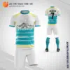 Mẫu quần áo bóng đá Sân bóng Thành Lâm màu xanh ngọc tự thiết kế V2876