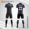 Mẫu quần áo bóng đá Sân bóng đá phường Tân Sơn Nhì màu xám tự thiết kế V3000