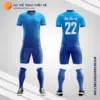 Mẫu quần áo đá banh Câu lạc bộ Bóng đá Samut Sakhon F.C. 2022 màu xanh nước biển tự thiết kế V2939