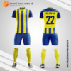 Mẫu quần áo đá banh Câu lạc bộ bóng đá Fenerbahçe sân nhà 2022 màu vàng tự thiết kế V2951