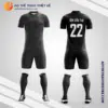 Mẫu quần áo đá banh Câu lạc bộ bóng đá Vasco da Gama 2021 bộ thứ 3 màu đen tự thiết kế V2961