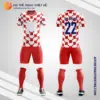 Mẫu quần áo đá banh Đội tuyển Bóng đá Quốc gia Croatia màu đỏ tự thiết kế V2933