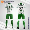 Mẫu áo bóng đá CD Trasandino de Los Andes 2022 sân nhà màu xanh lá tự thiết kế V3129