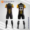Mẫu đồng phục bóng đá học sinh Trường Phổ thông Năng khiếu Thể dục Thể thao Hà Nội Hà Nội màu vàng V5903