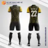 Mẫu đồng phục bóng đá học sinh Trường THPT Einstein Hà Nội màu vàng V5966