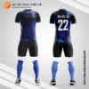 Mẫu đồng phục bóng đá học sinh Trường THPT Mai Hắc Đế Hà Nội màu tím than V5942