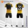 Mẫu đồng phục bóng đá học sinh Trường THPT Xuân Giang Hà Nội màu vàng V5827