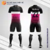 Mẫu đồng phục bóng đá học sinh Trường Trung học phổ thông Xuân Thủy Hà Nội màu hồng V5907