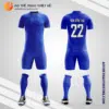 Mẫu đồng phục bóng đá sinh viên Trường Đại học Công nghệ Sài Gòn màu xanh da trời V5238
