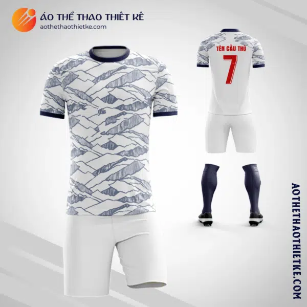 Mẫu quần áo bóng đá Câu lạc bộ bóng đá Bayern Munich Third Kit 2022 màu trắng tự thiết kế V3111