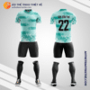 Mẫu quần áo bóng đá Câu lạc bộ bóng đá Bayern Munich màu xanh ngọc tự thiết kế V3052