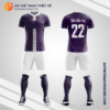 Mẫu quần áo bóng đá Câu lạc bộ bóng đá Paris Saint-Germain 2023 màu tím tự thiết kế V3132