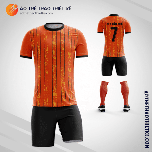Mẫu quần áo bóng đá Câu lạc bộ bóng đá Shakhtar Donetsk 2022 màu cam tự thiết kế V3128