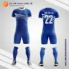 Mẫu quần áo bóng đá Sân bóng AT Thủ Đức màu xanh nước biển tự thiết kế V3072