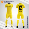 Mẫu quần áo đội bóng đá phủi Leo Arabica màu vàng V3088
