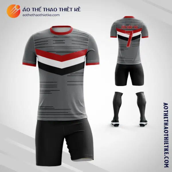 Mẫu trang phục bóng đá Câu lạc bộ Atlético River Plate màu xám tự thiết kế V3066