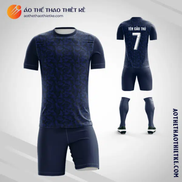Mẫu trang phục bóng đá Câu lạc bộ S.S.C. Napoli 2020 màu xanh tím than tự thiết kế V3064