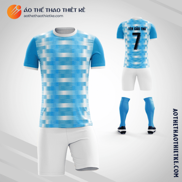 Mẫu trang phục bóng đá Đội tuyển Bóng đá Quốc gia Argentina 2021 màu xanh da trời tự thiết kế V3067