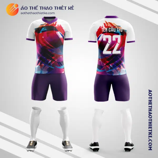 Mẫu áo đá bóng Công ty Cổ phần Thủy điện Đa Nhim - Hàm Thuận - Đa Mi V6713