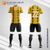 Mẫu đồng phục bóng đá học sinh Trường THCS & THPT Phan Châu Trinh TP Hồ Chí Minh màu vàng V6181