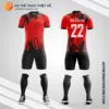 Mẫu đồng phục bóng đá học sinh Trường Tiểu học - THCS & THPT Việt Úc TP Hồ Chí Minh màu đỏ V6189