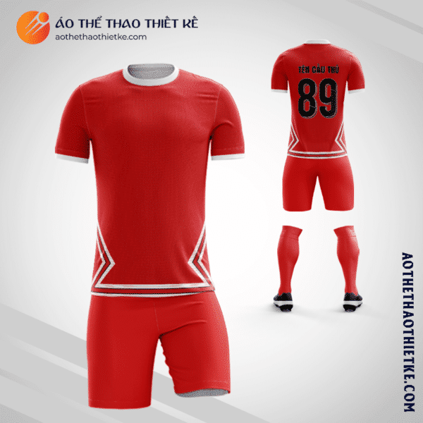 Mẫu quần áo bóng đá Câu lạc bộ PSG V 2022 màu đỏ tự thiết kế V3150
