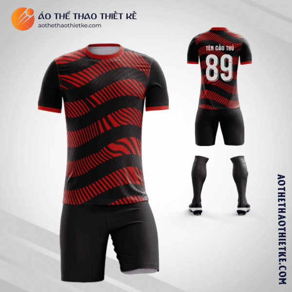 Mẫu quần áo bóng đá Câu lạc bộ bóng đá Flamengo màu đỏ tự thiết kế V3146