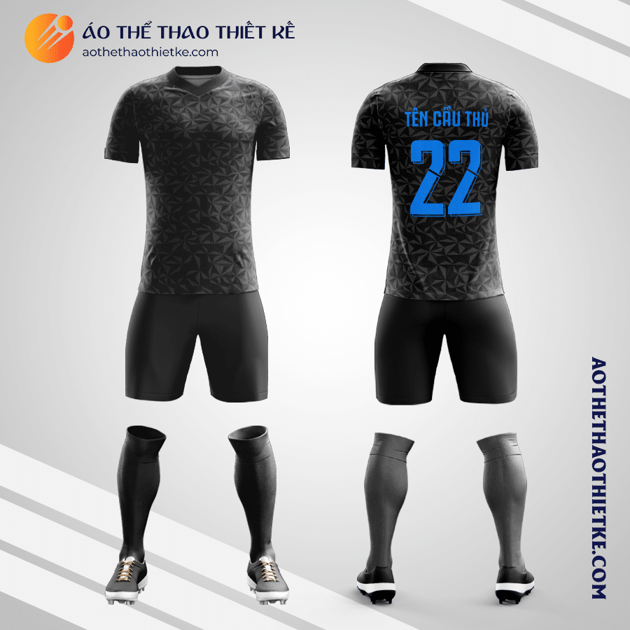 Mẫu quần áo bóng đá Câu lạc bộ bóng đá Grêmio 2021 màu xám tự thiết kế V3153
