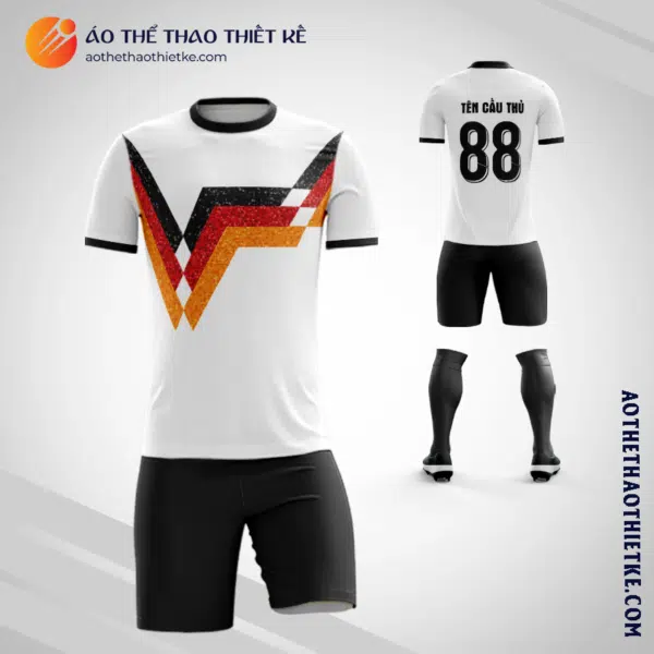 Mẫu quần áo bóng đá Đội tuyển bóng đá quốc gia Đức màu trắng tự thiết kế V3145
