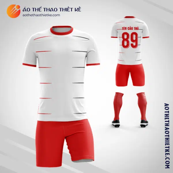 Mẫu quần áo đá banh Câu lạc bộ bóng đá Atlas 2022 màu đỏ tự thiết kế V3164