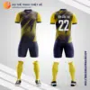 Mẫu quần áo đá banh Câu lạc bộ bóng đá Palmeiras 2022 màu vàng tự thiết kế V3161