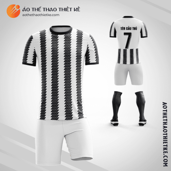 Mẫu quần áo bóng đá Câu lạc bộ Juventus 2023 sân nhà tự thiết kế V3181