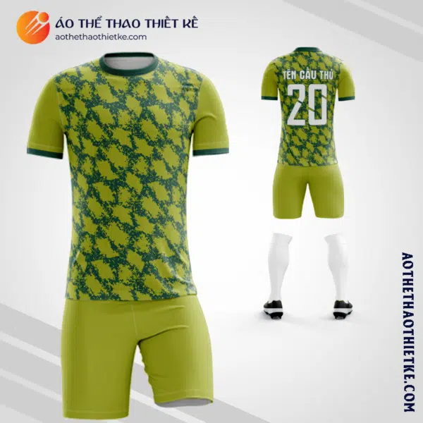 Mẫu áo bóng đá Công ty Cổ phần Phân lân Ninh Bình xanh nõm chuối V7503