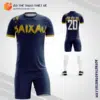 Mẫu áo bóng đá Công ty cổ phần Vận tải và Dịch vụ Petrolimex Sài Gòn V7703