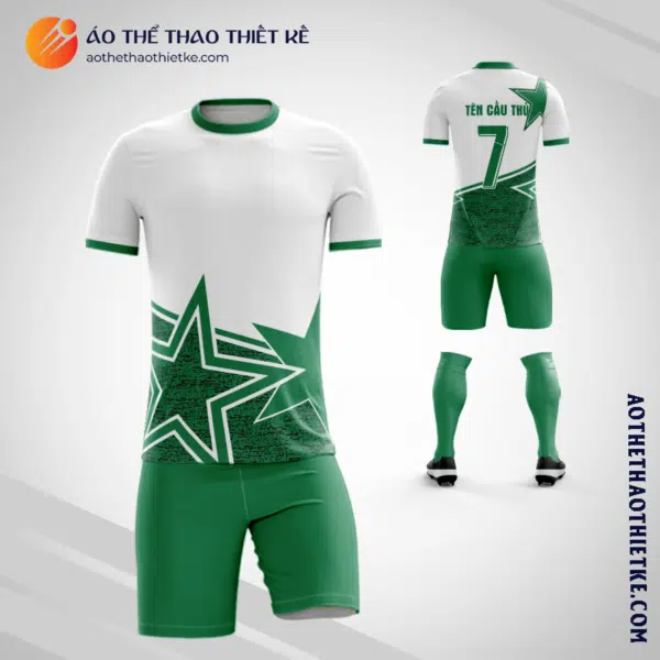 Mẫu áo bóng đá câu lạc bộ Plameiras 2023 màu xanh lá thiết kế V3211
