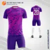Mẫu áo đá bóng Công ty Cổ phần Phú Tài màu tím V7713
