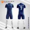 Mẫu đồ đá bóng Công ty Cổ phần Nhựa Thiếu niên Tiền Phong màu xanh tím than V7558
