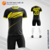 Mẫu quần áo bóng đá Trung tâm Giống Nông - Lâm nghiệp Quảng Nam màu vàng V7530