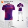 Mẫu quần áo đá bóng Công ty cổ phần Bao bì Đạm Phú Mỹ màu tím V7667
