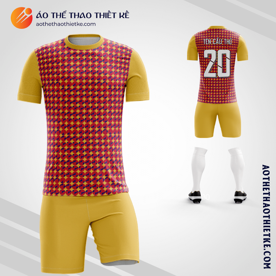 Mẫu quần áo đá bóng Công ty cổ phần Thủy điện Srok Phu Miêng IDICO V7219