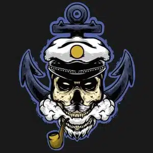 Mẫu logo đội game thủ esport đẹp hình cướp biển 179