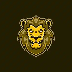 Mẫu logo đội game thủ esport đẹp hình con sư tử 2
