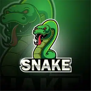 Mẫu logo đội game thủ esport đẹp hình con rắn 370