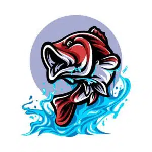 Mẫu logo đội game thủ esport đẹp hình con cá 478