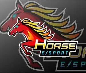 Mẫu logo đội game thủ esport đẹp hình con ngựa 497