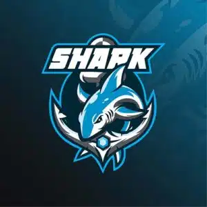 Mẫu logo đội game thủ esport đẹp hình con cá mập 559